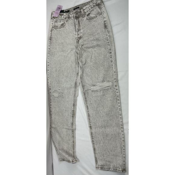 Wild Fable Women's High-Rise Straight Jeans Easy Rigid Pink Tinted Size 8 - Picture 2 of 5